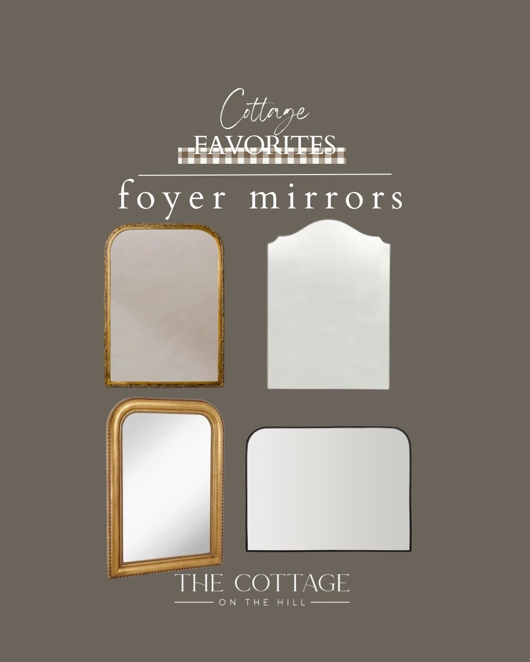 Here are some of my favorite foyer mirrors. The larger and wider, the better to fill the space. 

#LTKHome