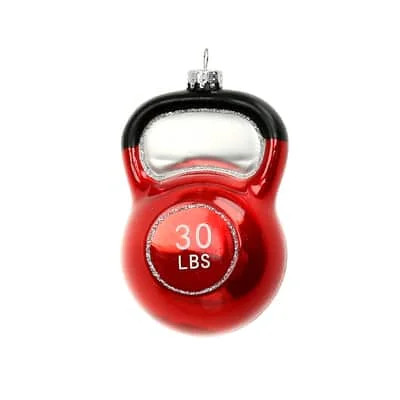 3.75" Red Glass Kettlebell Ornament by Ashland® - Holiday and Christmas Oranaments | Walmart (US)