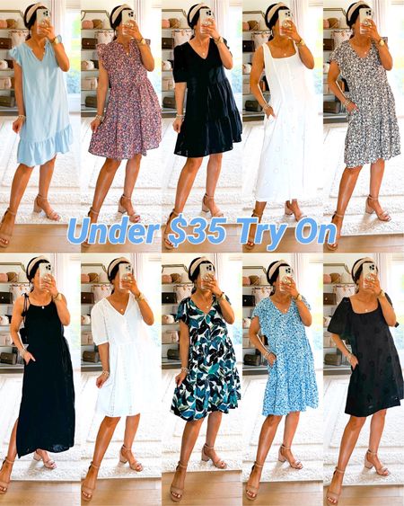 #WalmartPartner // 1, 2, 3, 4, 5, 6, 7, 8, 9 or 10 - which new @walmart spring & summer dress combos do y’all like best? 🌸 We are SO excited to share some NEW styles with y’all that start at just $17 and are ALL under $36! 💕All of these exclusive @walmartfashion items are available in additional prints and colors too! Size small shown in all items except XS in the black eyelet puff sleeve dresses. 🛍️ Everything is linked with the LTK app {just search “TheDoubleTakeGirls” to find us}. Sizes won’t last long with these awesome prices so don’t wait to check out. ☺️ We can’t wait to hear which outfits you all like best!🌟Also make sure to see our new IG stories for a try on of everything shown! 💗 ~ L & W

#walmart #walmartfashion 

#LTKsalealert #LTKfindsunder50 #LTKstyletip