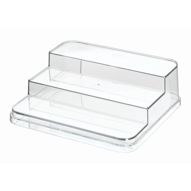 iDesign Crisp Tiered Cabinet Organizer, Clear | Walmart (US)