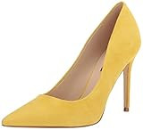 NINE WEST Women's Fresh Pump, Yellow Suede, 8.5 | Amazon (US)