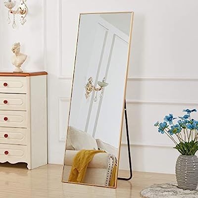 Aluminum Alloy Thickened Frame-65"x22“, Full Length Mirror, Floor Mirror, Standing Mirror, Full... | Amazon (US)