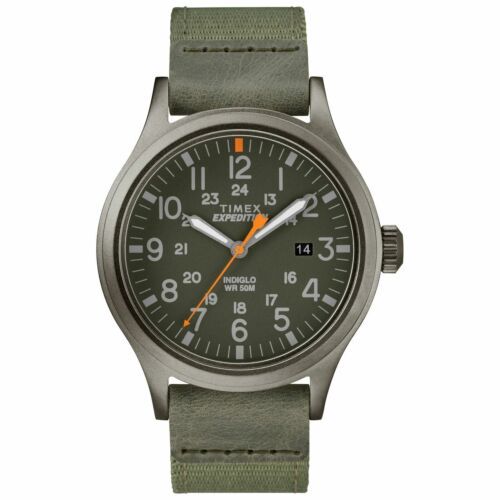 Details about   Timex TW4B14000, Men's Expedition Scout Green Fabric Strap Watch, Date, Indiglo | eBay US