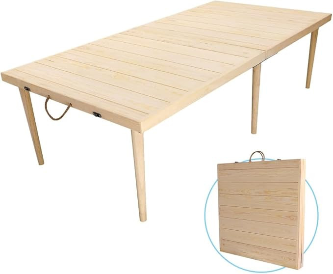 Boho Low Picnic Table,60 * 30 Inch,Portable Pine Picnic Table for Outdoor, Beach, Picnic, BBQ and... | Amazon (US)
