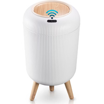 Liba Motion Sensor Trash Can, Touchless Automatic Waterproof Garbage Can for Kitchen, Bathroom, White | Target