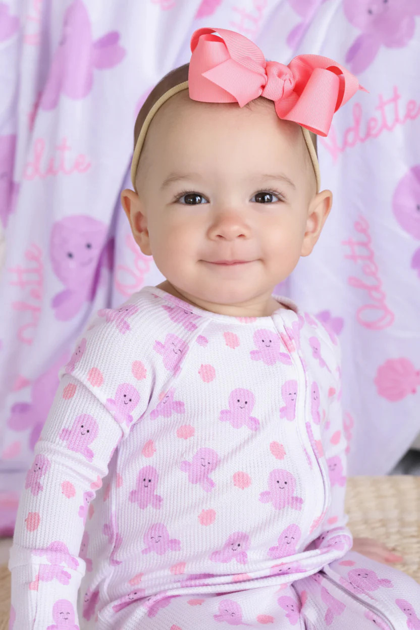Bamboo Waffle Convertible Zip Romper | Sea Snuggles | Caden Lane