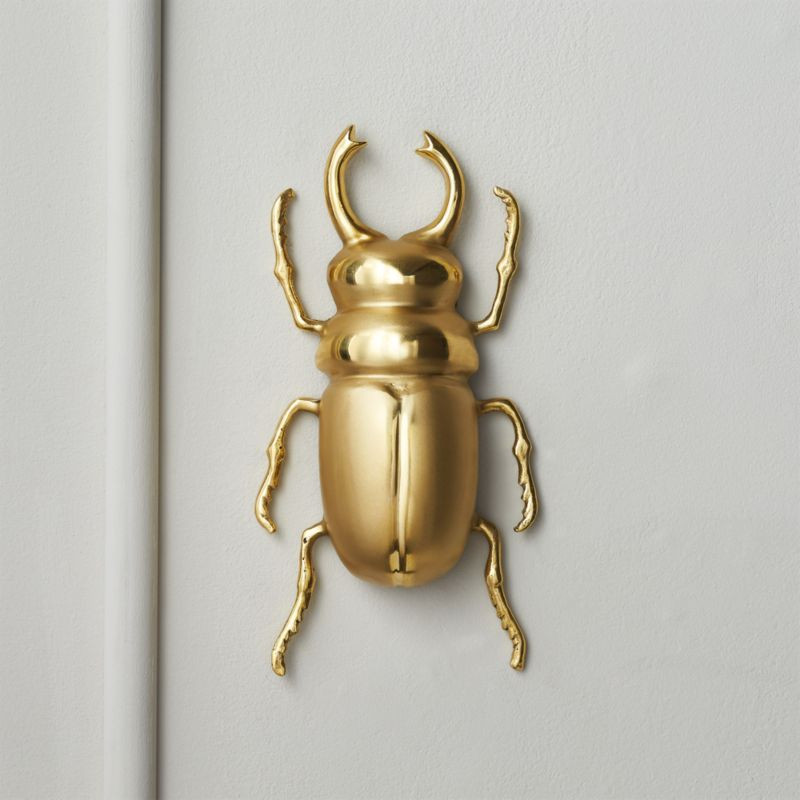 Beatrix Brass Beetle + Reviews | CB2 | CB2