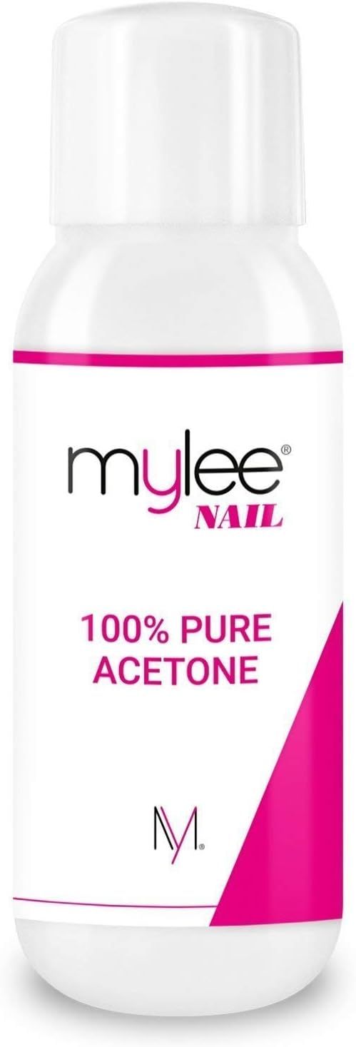 Mylee 100% Pure Acetone 300ml Superior Quality Nail Polish Remover UV/LED GEL Soak Off | Amazon (UK)