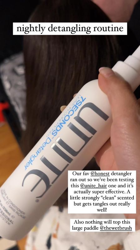Must-have detangling products for fine hair! This also makes her hair shiny and reduces fizziness the next morning 

#LTKxTarget #LTKVideo #LTKbeauty