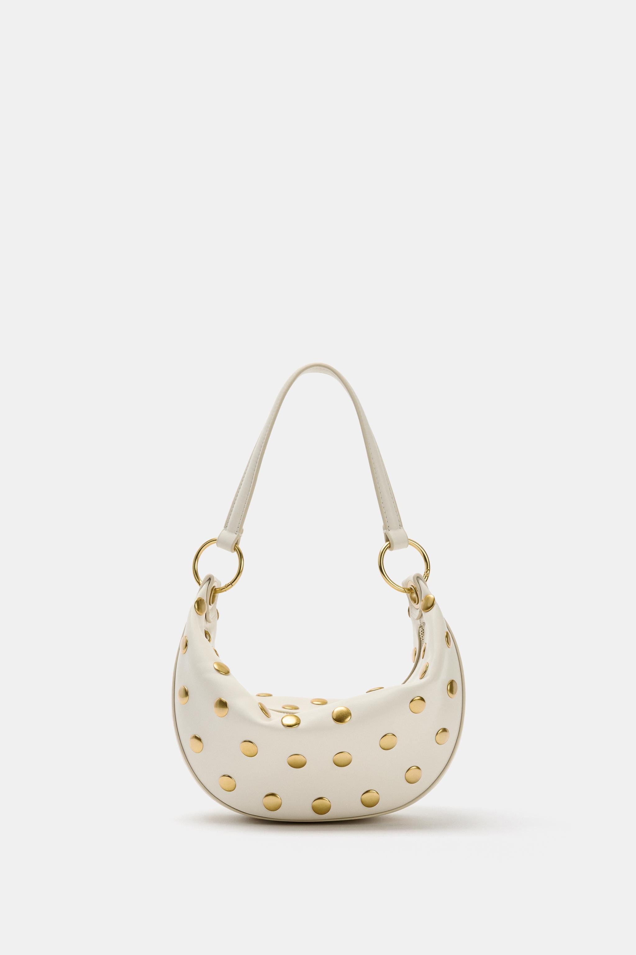 STUDDED SHOULDER BAG | Zara US