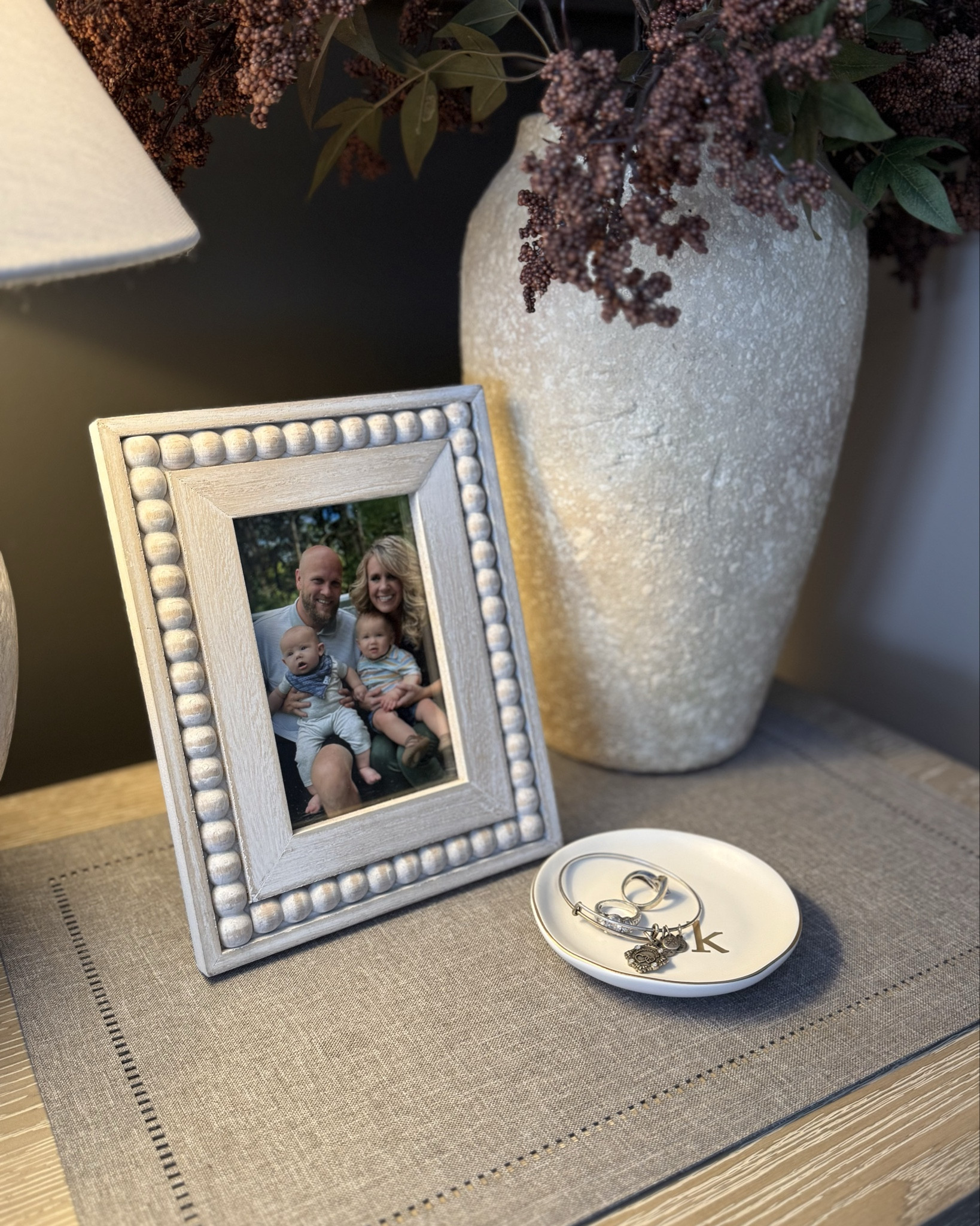 Personalized Initial Trinket Dish for Nightstand & Vanity Styling
Follow @farmtotablecreations on Instagram for daily home finds, styling ideas, and cozy inspiration.

This adorable initial trinket dish is a simple but meaningful decor piece for everyday use. Perfect for holding rings, earrings, or small keepsakes, it works beautifully on a nightstand, dresser, or bathroom vanity. The neutral finish keeps it versatile and easy to style, while the personalized initial adds a thoughtful, custom touch. A great gift idea and an easy way to elevate a small surface.

#trinketdish #jewelrydish #initialdish #nightstanddecor #vanitydecor #bedroomdecor #homedecor #neutralhome #amazonhome #amazonfinds #giftideas #decoraccents

#LTKSaleAlert #LTKHome #LTKFindsUnder50