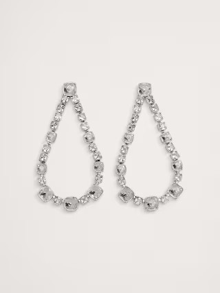 Maxima Rhinestone Teardrop Earrings by Aureus + Argent | Banana Republic (US)
