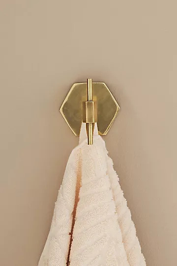 Hexagon Towel Hook | Anthropologie (US)