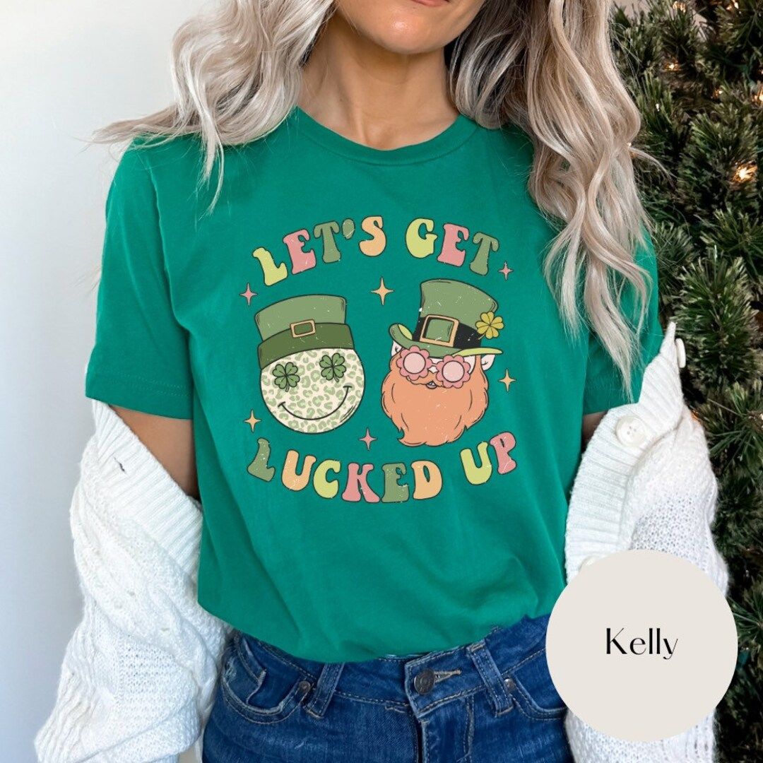 Lets Get Lucked up Shirt  St Patricks Day Shirt  Lucky - Etsy | Etsy (US)