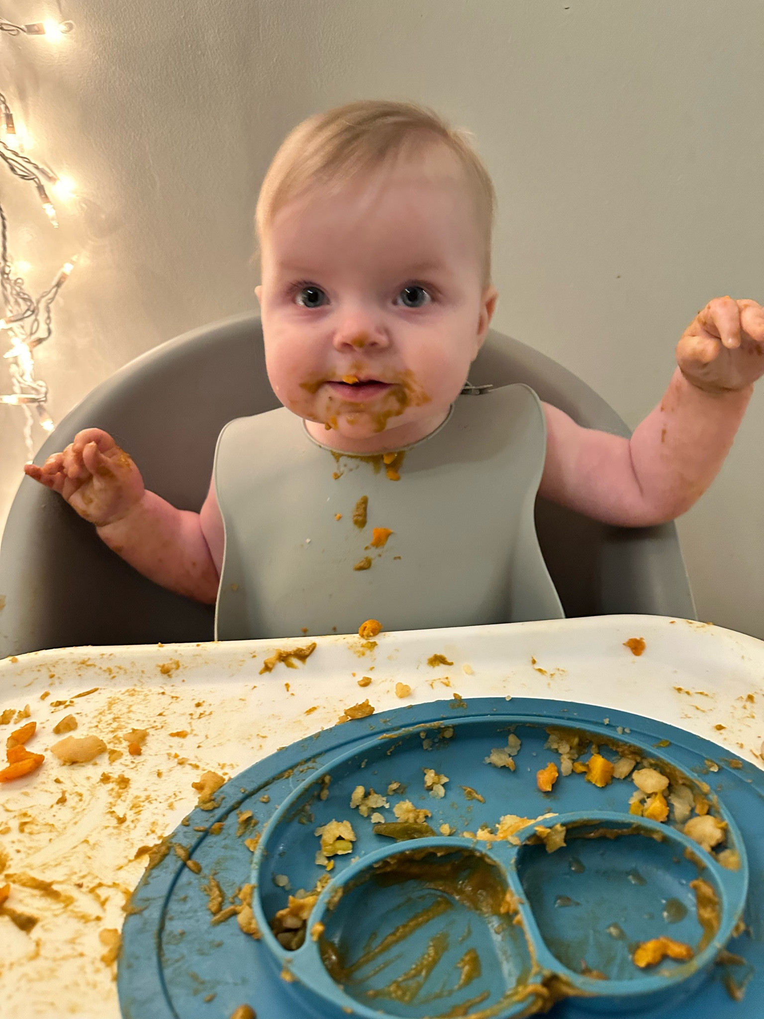 Girlie is a big fan of carrots! Linking our favorite BLW products. 