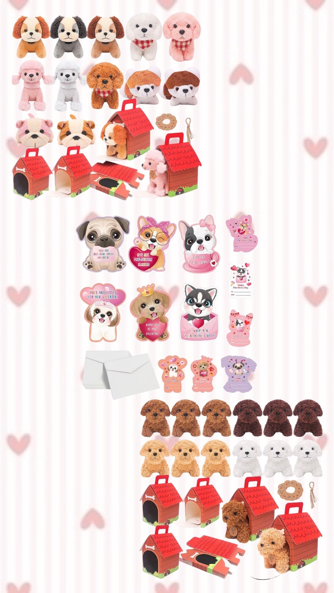 The kids have brought these little puppies as their Valentines multiple years and their classmates love them! 💌 They are so fun!