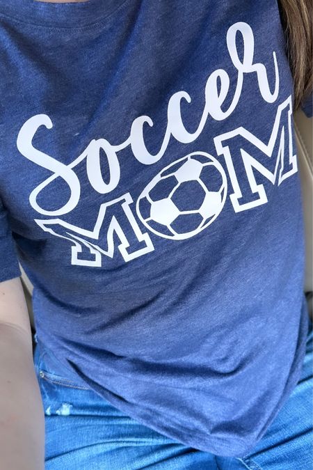 Are you in your Soccer Mom era? This shirt is for you. 

Such an amazing Amazon find! It’s super soft and has a longer sleeve for those that want a more t-shirt look. I personally don’t like cap sleeves so I am VERY happy with this purchase and was better than I could imagine. 

This mama is ready for soccer Saturday’s with her boys! 

5’ 4” wearing size medium. 

Sports | Soccer Mom | Amazon Finds | Mid size fashion 

#LTKmidsize #LTKfamily #LTKGiftGuide