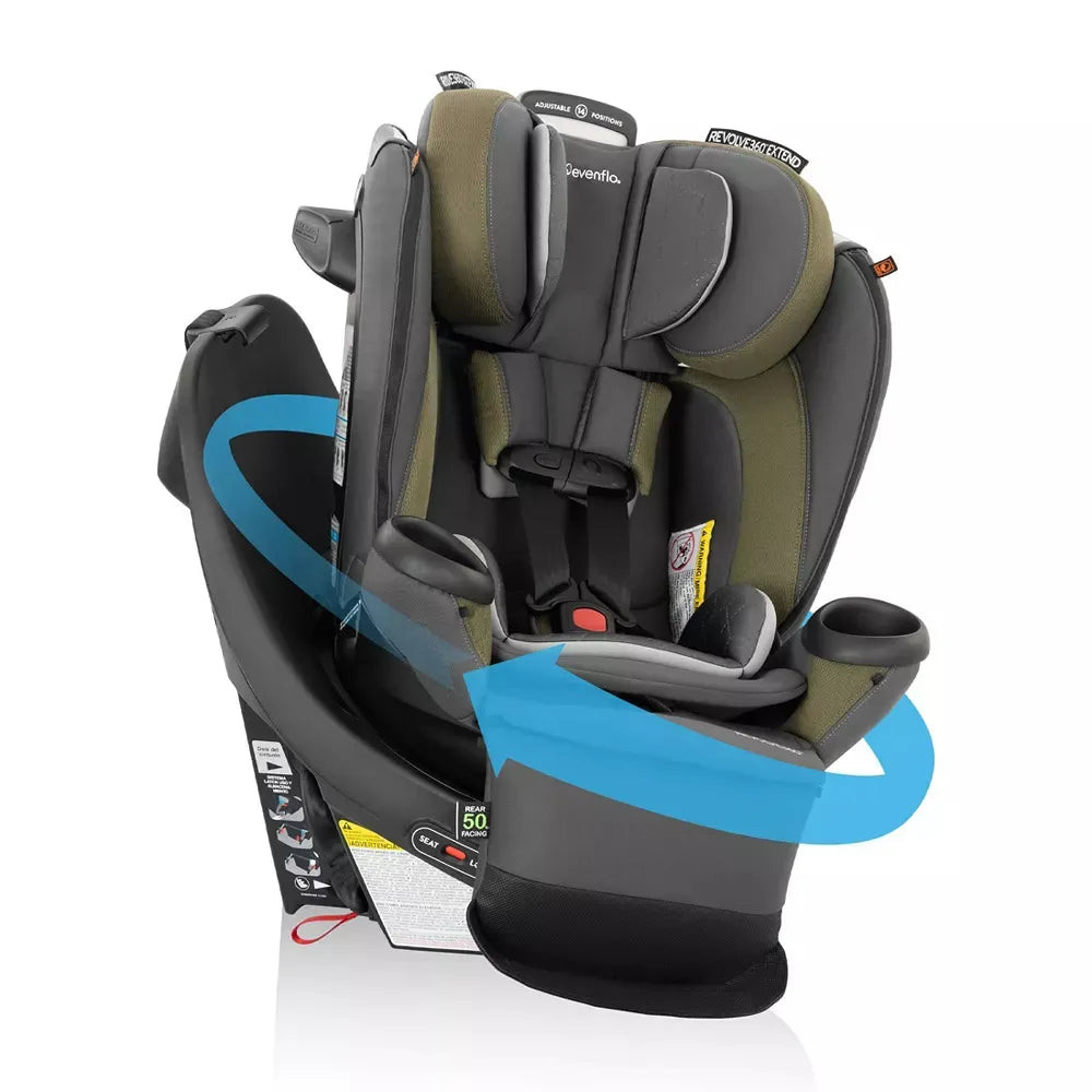 Revolve360 Extend All-in-One Rotational Car Seat with Quick Clean Cove | REBEL (formerly Rebelstork)