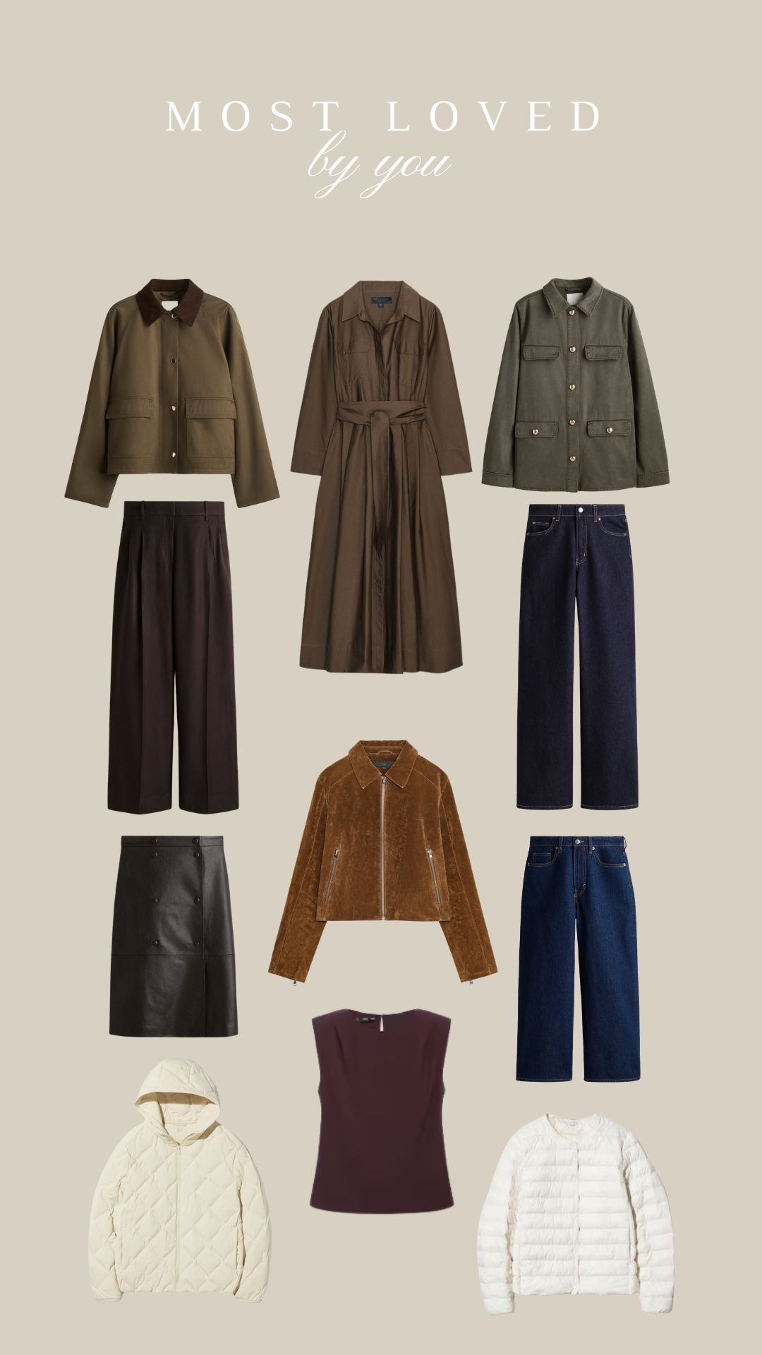 Best sellers for the last week, most loved by you, transitional fashion, autumn jacket, high street, H&M, Uniqlo jacket, Mango, Zara 

 #LTKuk #LTKautumn #LTKstyletip