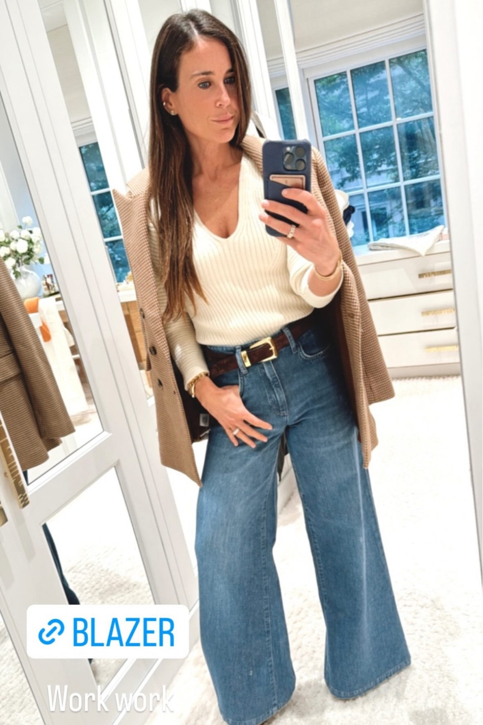 Work outfit! My favorite jeans are still on sale at Shopbop right now. Linked them to this post!

#LTKstyletip #LTKSeasonal