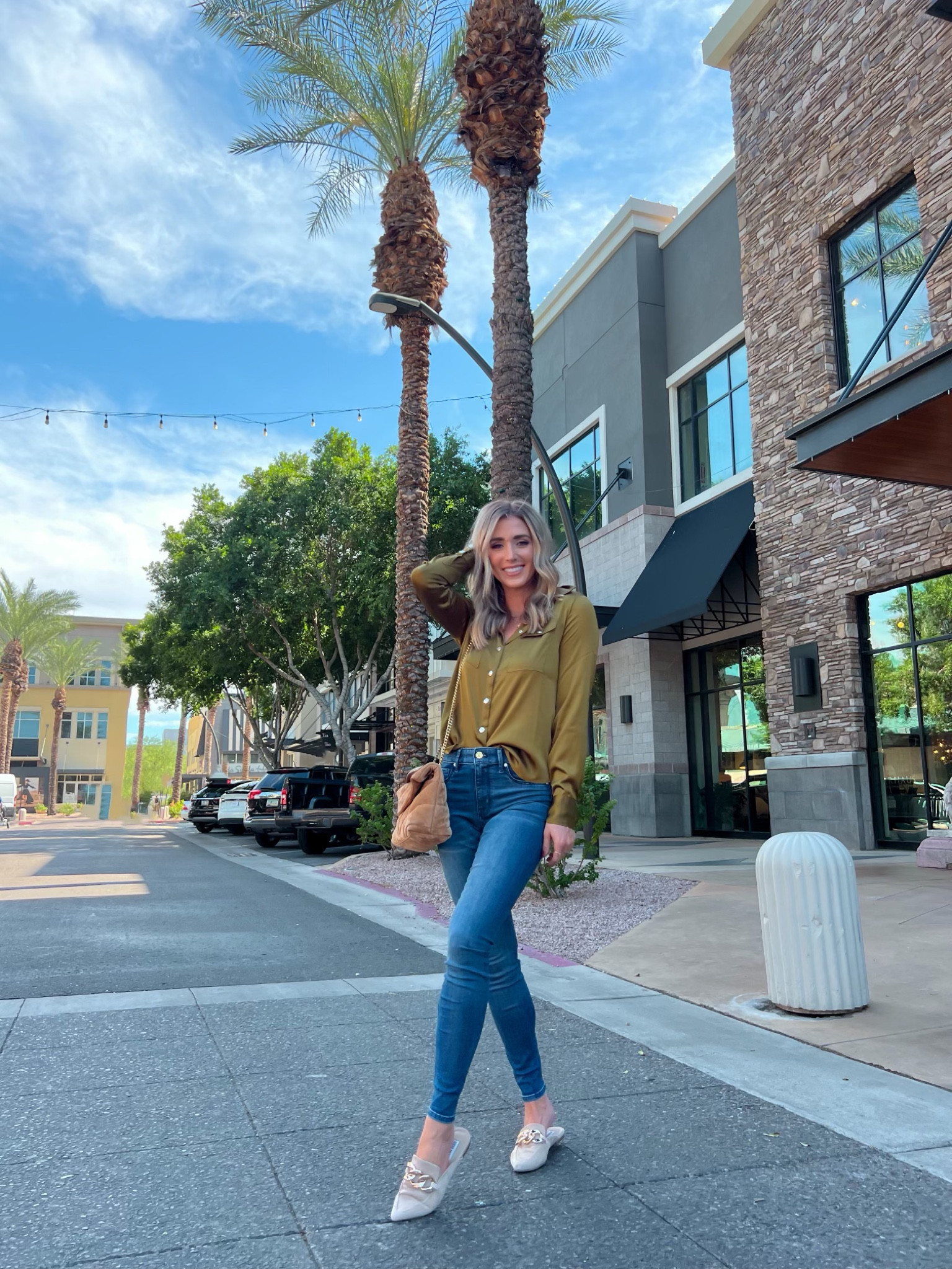 Satin button down blouse is so pretty in this color, perfect tucked into jeans - both WHBM finds 

fall outfit, fall outfits, fall fashion, fall outfits 2022, fall looks, fall looks, fall looks 2022, fall outfit inspo, fall outfit idea

#LTKstyletip #LTKSeasonal #LTKunder100