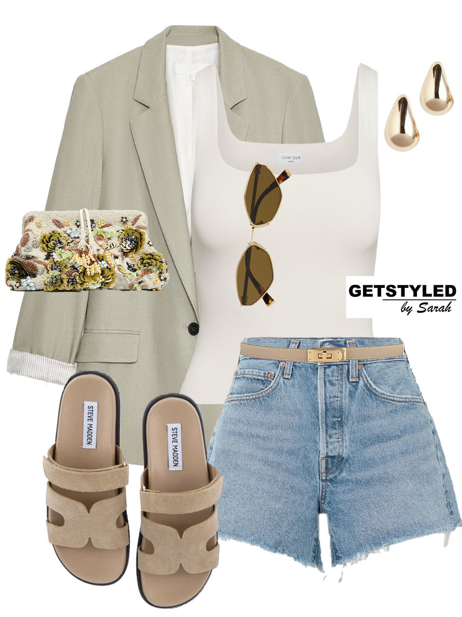 Denim shorts styling

#LTKsummer #LTKshoes #LTKbag
