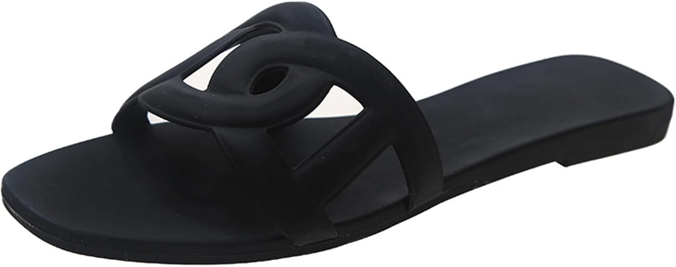 Women's Sandals Summer Slide Sandals Comfy Sandals Fashion Dressy Flat Sandals Slip On Casual San... | Amazon (US)