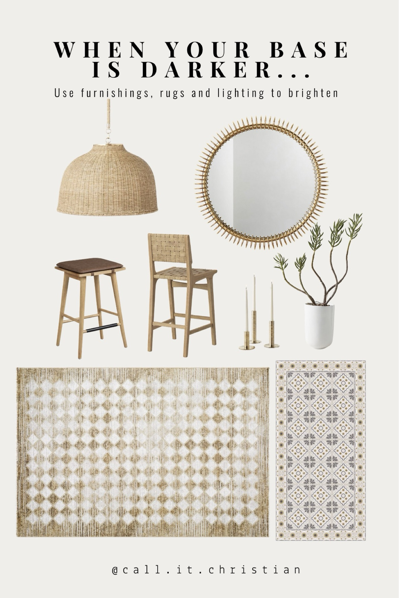 Loving adding a letter pieces into darker floor and cabinet rooms. A perfect way to bring in light is with bigger pieces such as lighting rugs, and furniture.

A few minimal decor pieces and you are good to go.

minimal, modern, simplistic, Nordic, Scandinavian

#LTKHome