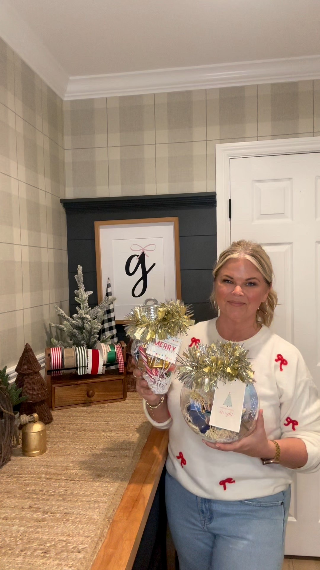 Making Spirits Bright💡🎄🎁🥂 How cute are these fillable ornaments?! A great way to gift this Christmas. Stay tuned because I have more gift ideas for these👀

#LTKHoliday #LTKSeasonal #LTKGiftGuide