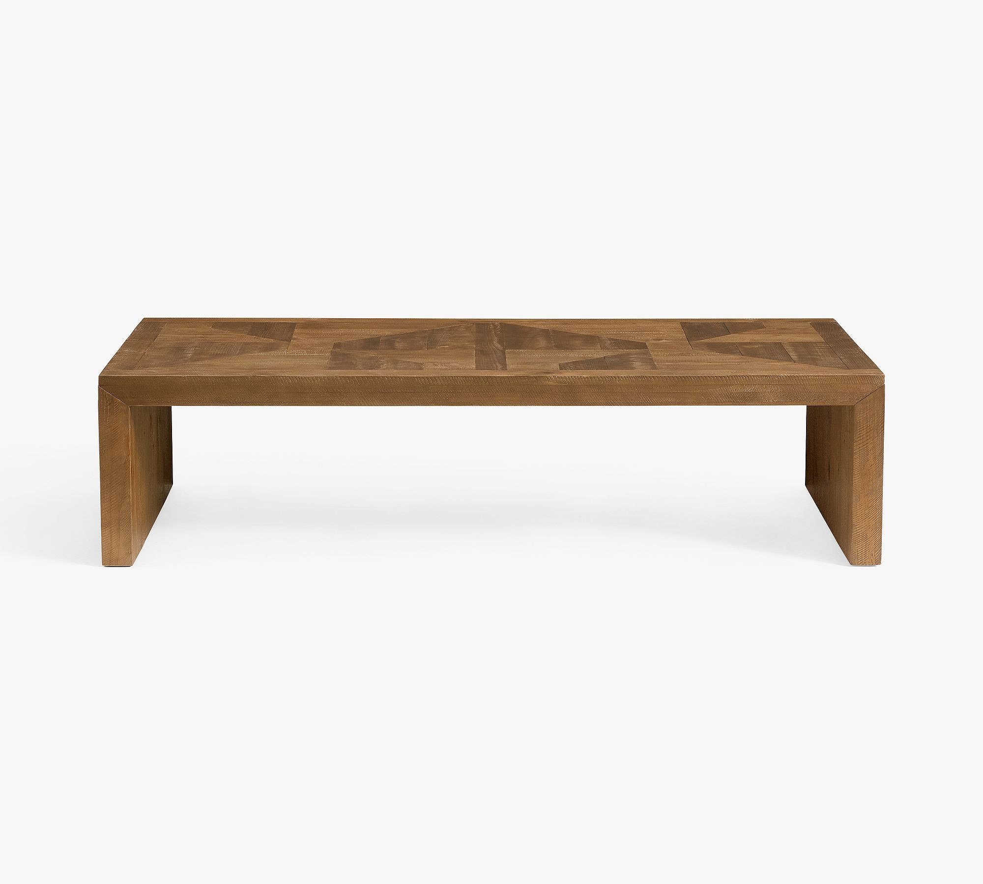 Reclaimed Parquet Rectangular  Coffee Table (64") | Pottery Barn (US)