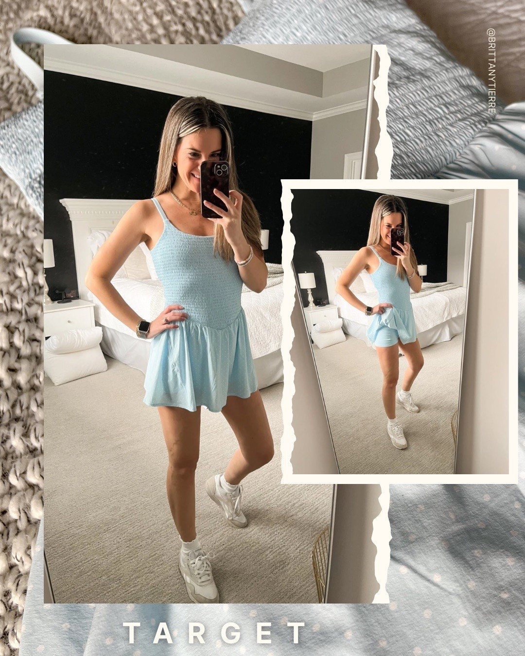 This Target athletic dress has polka dots! Also has adjustable straps, removable padding and built in shorts.

Wearing my true size — small

#target #targetfinds #targetstyle

Mom look, casual dress, polka dot dress, athletic dress, active dress, sneakers outfit, ruffle socks



#LTKActive #LTKmomlife