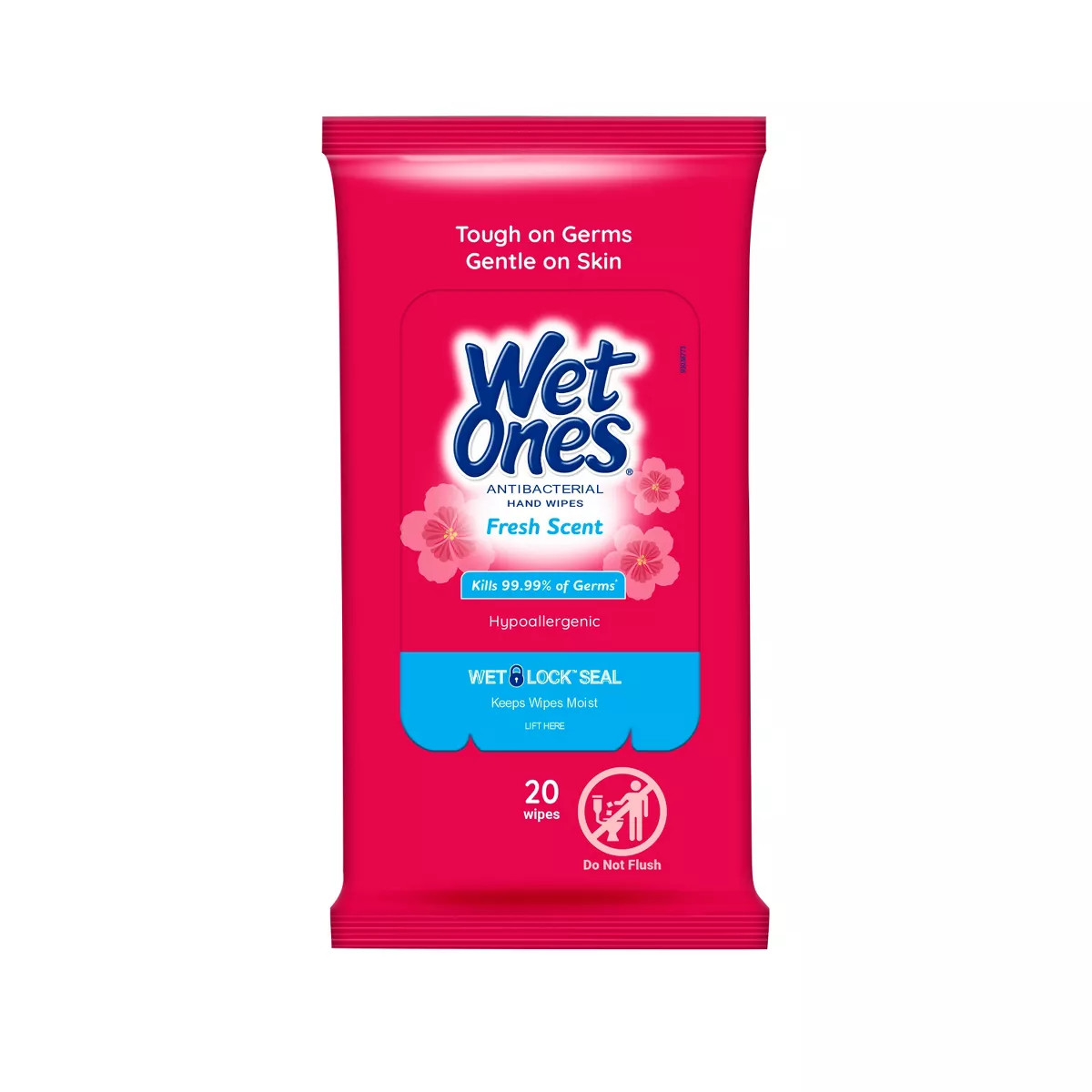 Wet Ones Antibacterial Hand Wipes Travel Pack - Fresh - 20ct | Target