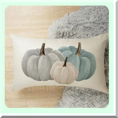 Autumn Harvest Pillow Cover - Farmhouse Fall Pumpkins Decor Cushion - Throw Pillow Case - Seasonal Home Decoration | Wayfair North America