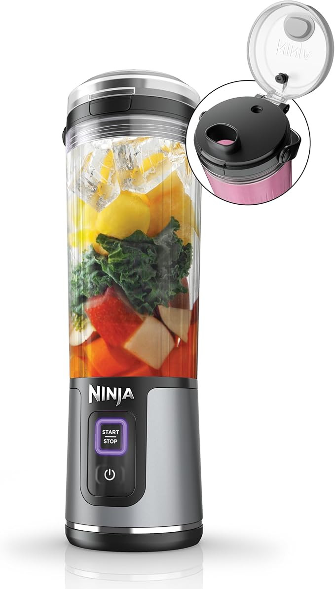 Ninja BC151BK Blast Portable Blender, Cordless, 18oz. Vessel, Personal Blender-for Shakes & Smoot... | Amazon (US)
