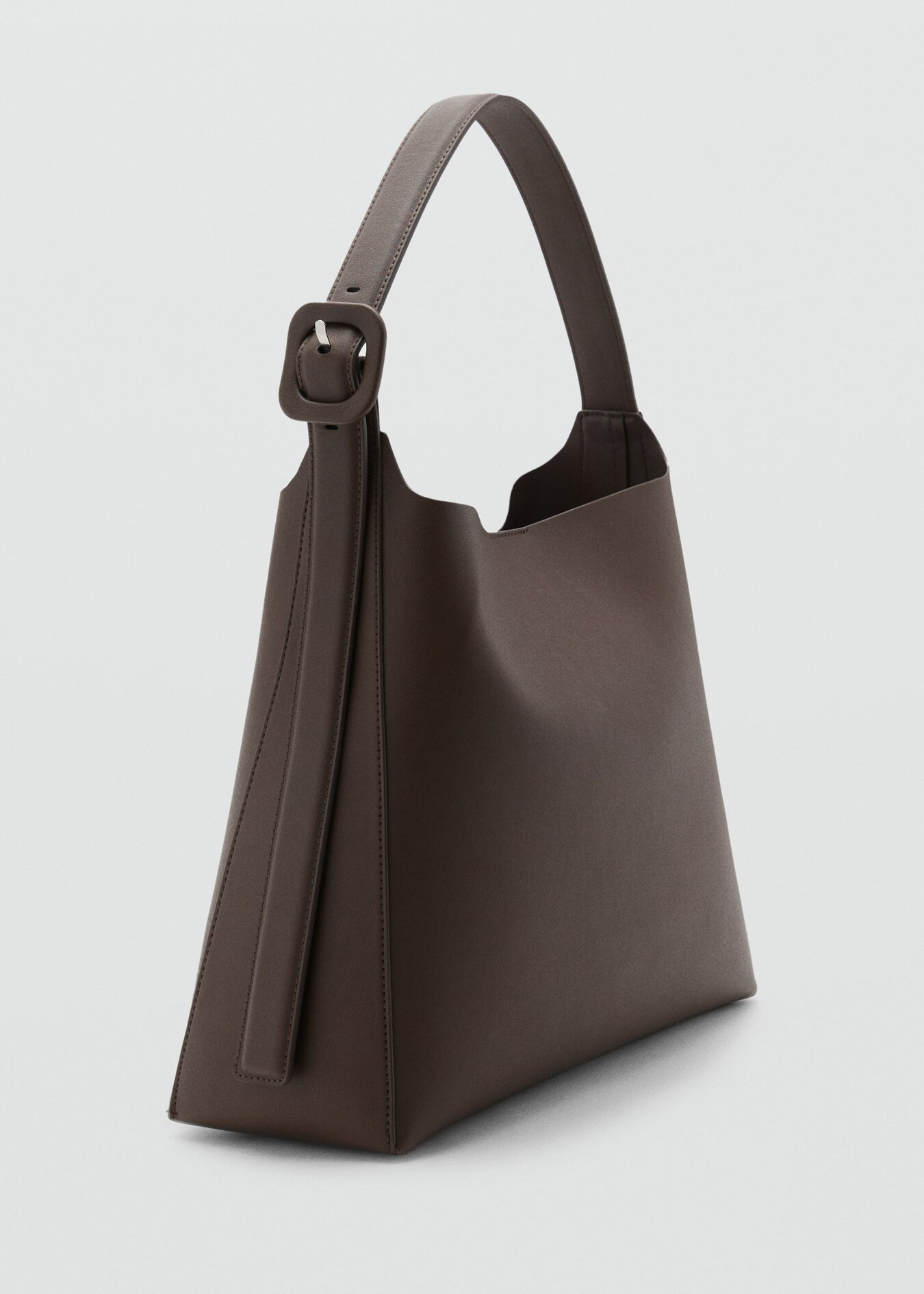 Bucket bag with buckle - Women | MANGO United Kingdom | MANGO (UK)