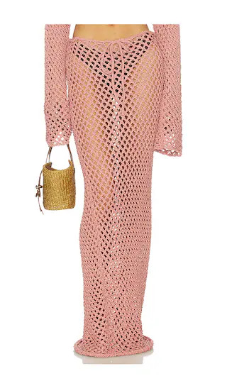 Bananhot Magen Skirt in Rose. - size XL | Revolve Clothing (Global)