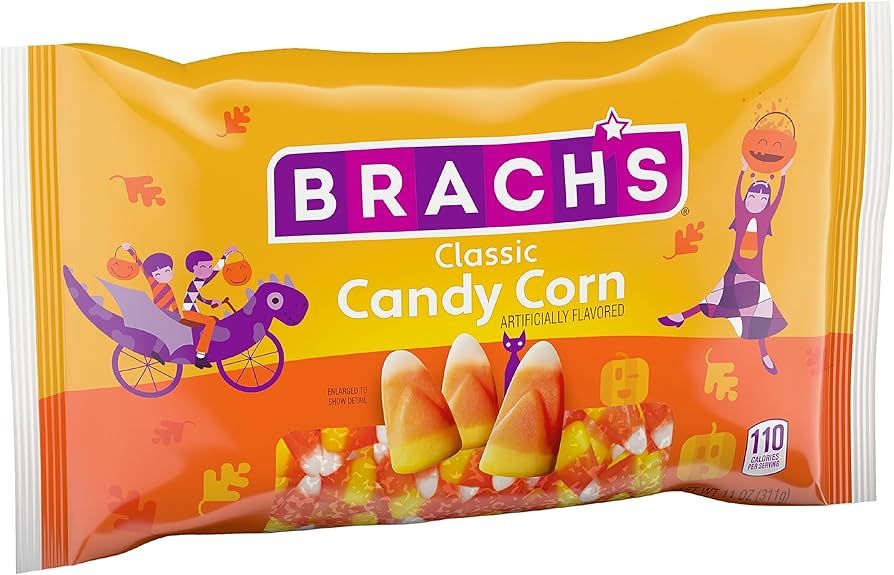 Brach's Classic Candy Corn, Classic Halloween Candy Corn, 11 oz Bag | Amazon (US)