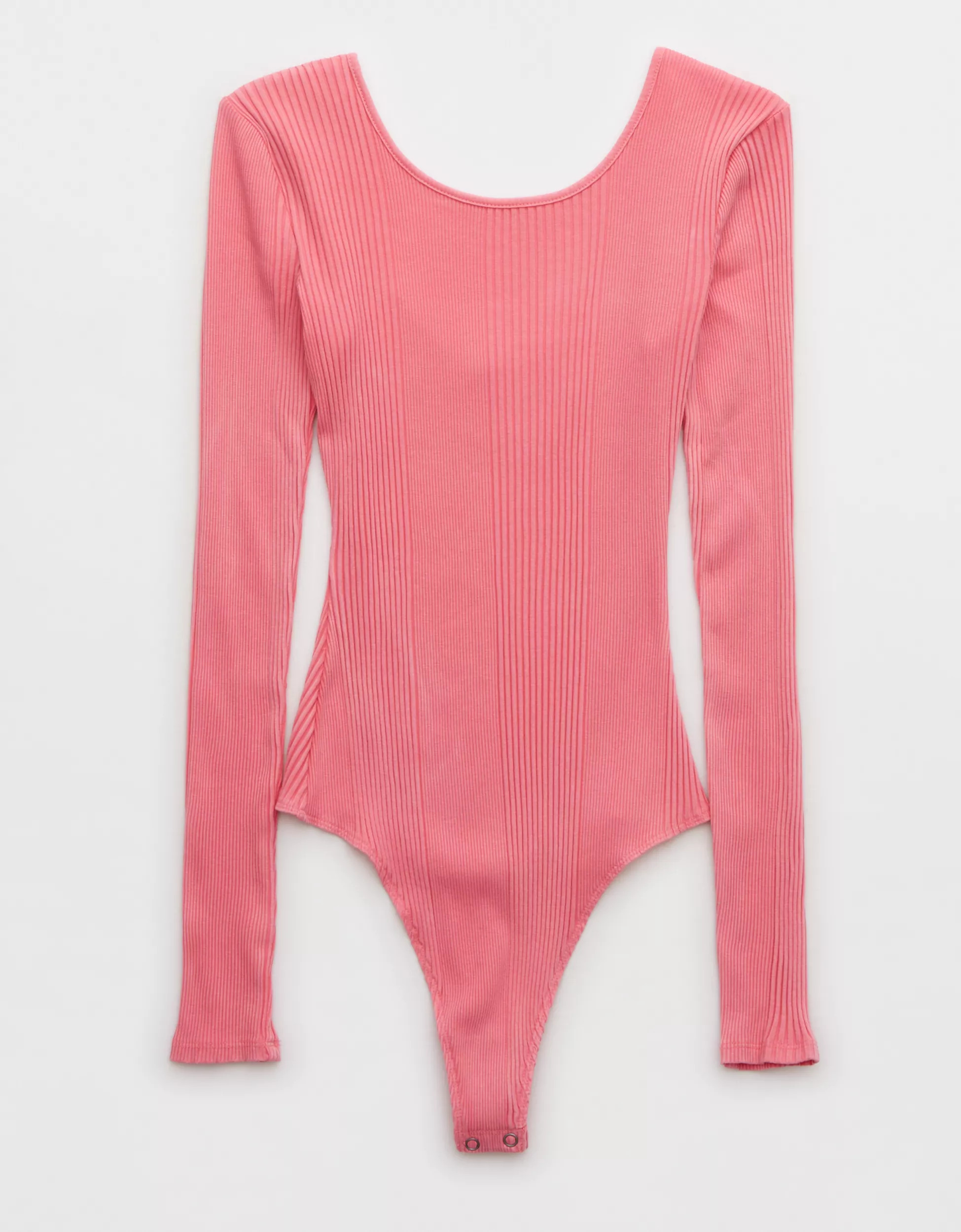 Aerie Long Sleeve Cross Back Bodysuit | Aerie