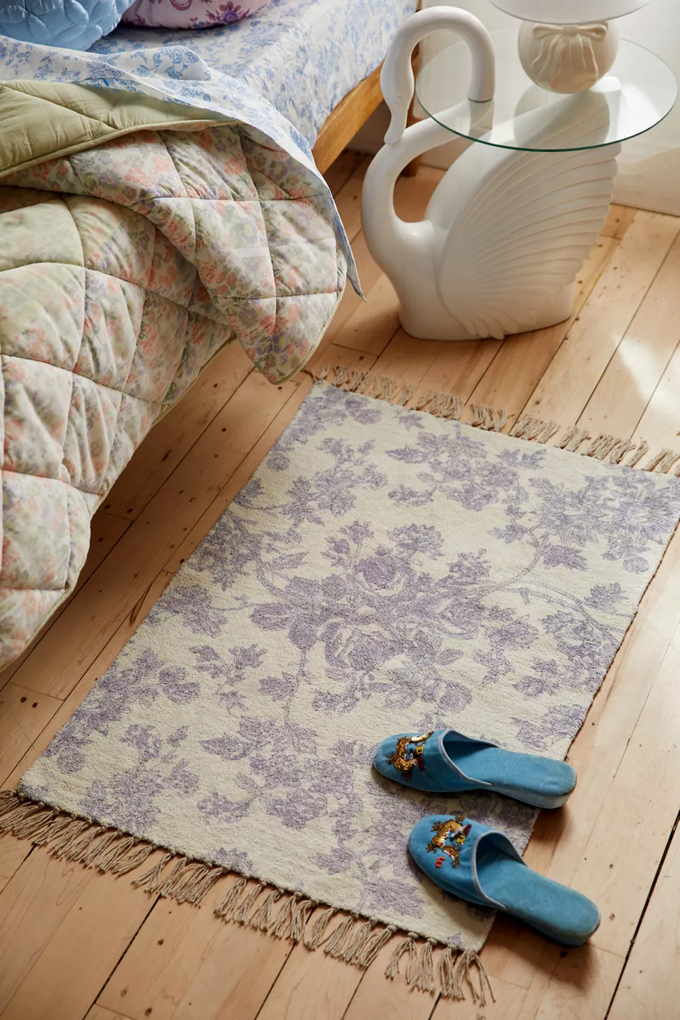 Toile Digital Printed Chenille Rug | Urban Outfitters (US and RoW)