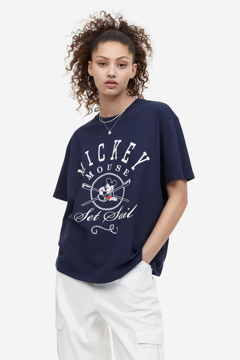 Oversized Printed T-shirt | H&M (US + CA)