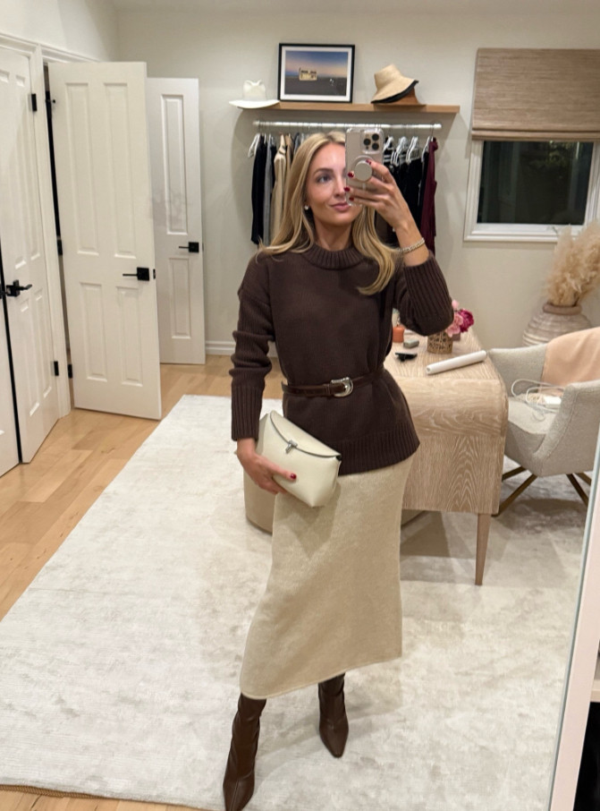 Winter outfit inspo, Winter sweater, Winter skirt 

 #LTKHoliday #LTKgrwm #LTKootd