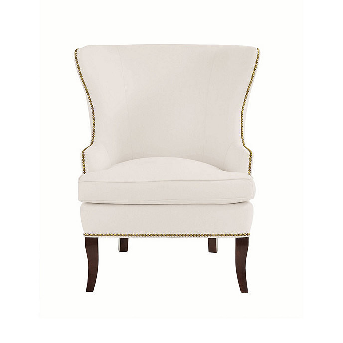 Thurston Wing Chair with Antique Brass Nailheads | Ballard Designs | Ballard Designs, Inc.