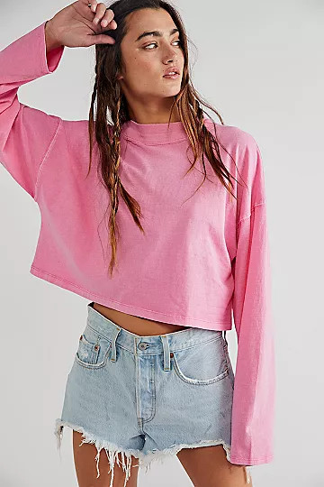 Be Free Cropped Tee | Free People (Global - UK&FR Excluded)