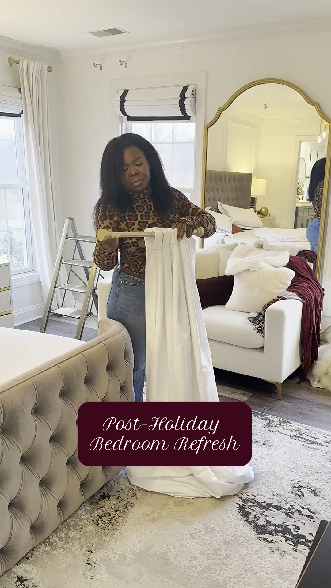 Post holiday bedroom refresh with simple swaps like a new throw blanket or fresh curtains! Perfect for a Valentine’s Day vibe ♥️

#LTKSaleAlert #LTKHome #LTKValentine