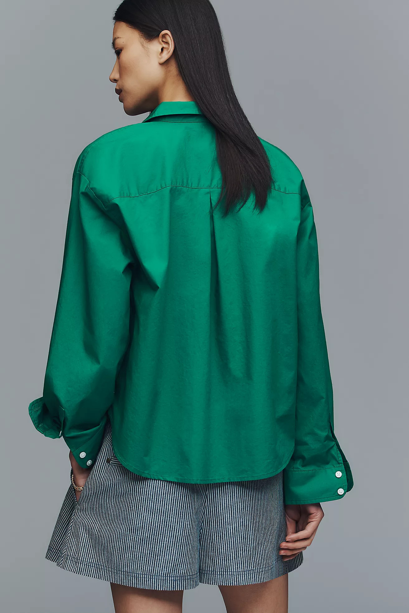 The Shrunken Bennet Buttondown Shirt by Maeve | Anthropologie (US)