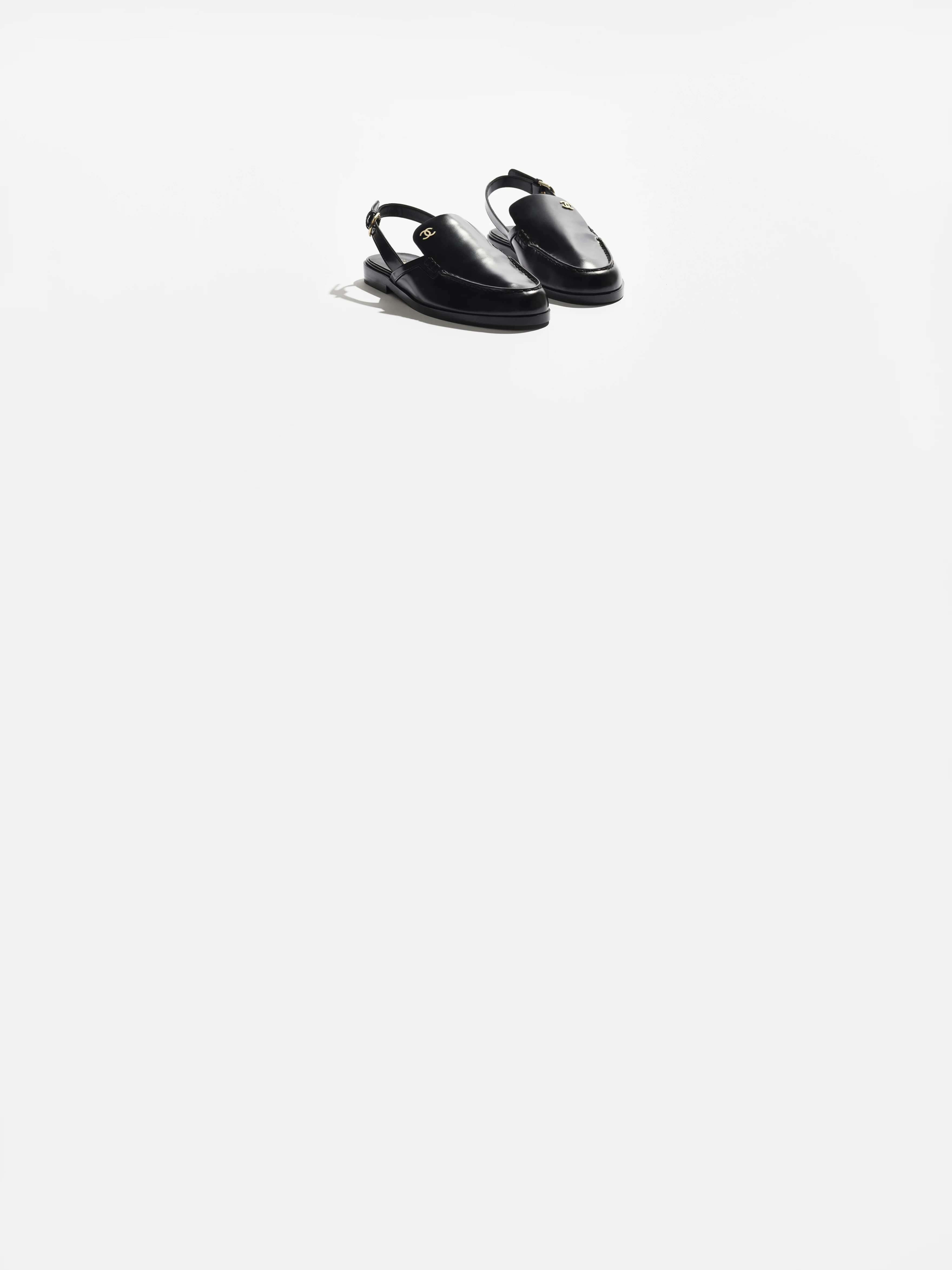 Slingbacks - Shiny calfskin, black — Fashion | CHANEL | Chanel, Inc. (US)