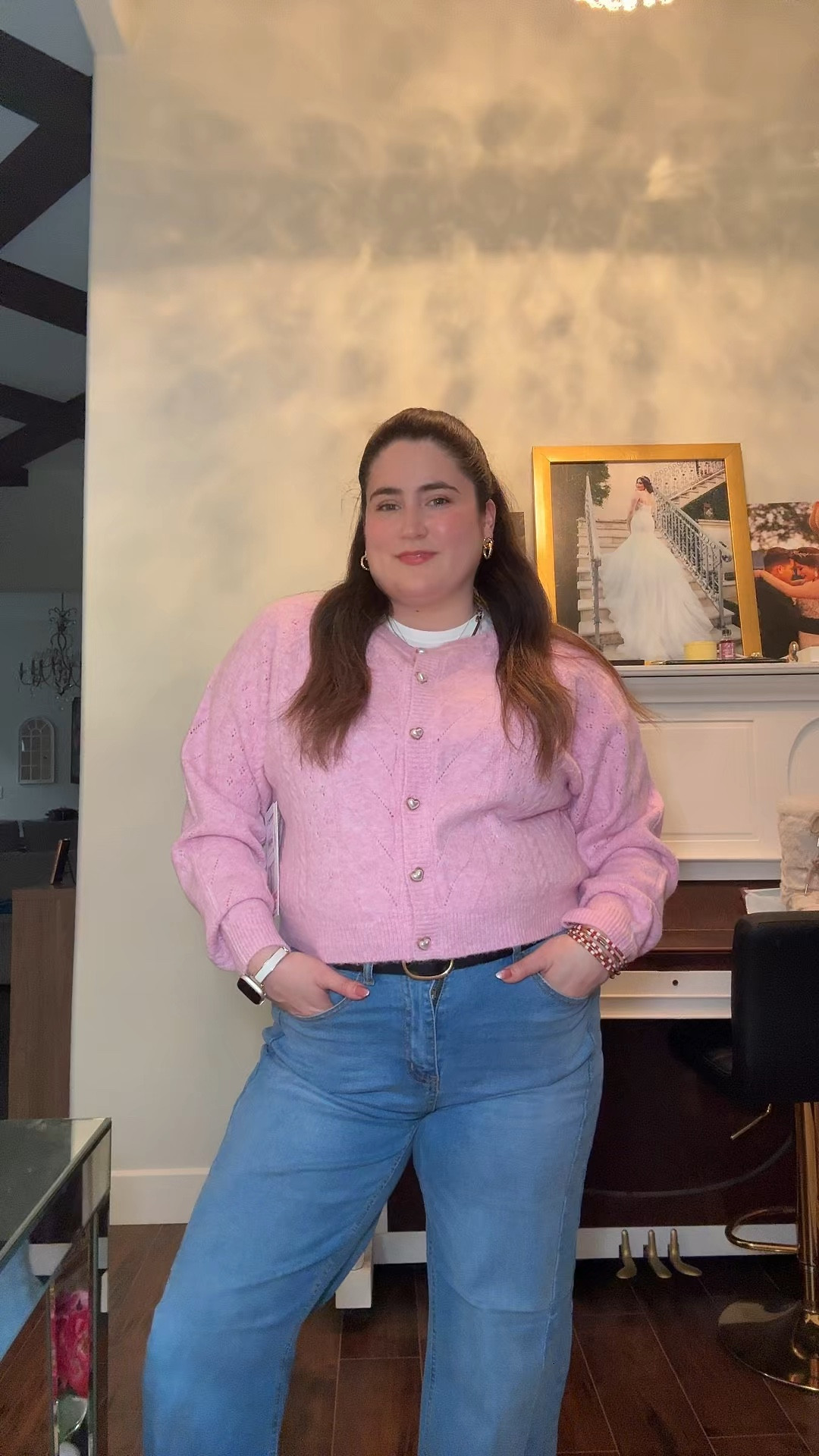 Me 🤝🏻 cardigans and lady jackets #teacherootd #midsize #easyoutfits #outfitformula 

#LTKgrwm #LTKootd #LTKdayinmylife