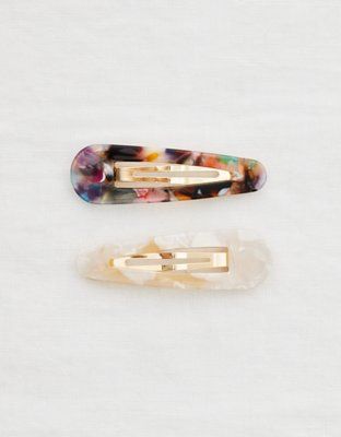 Aerie Snap Clip Barrette 2-Pack | American Eagle Outfitters (US & CA)