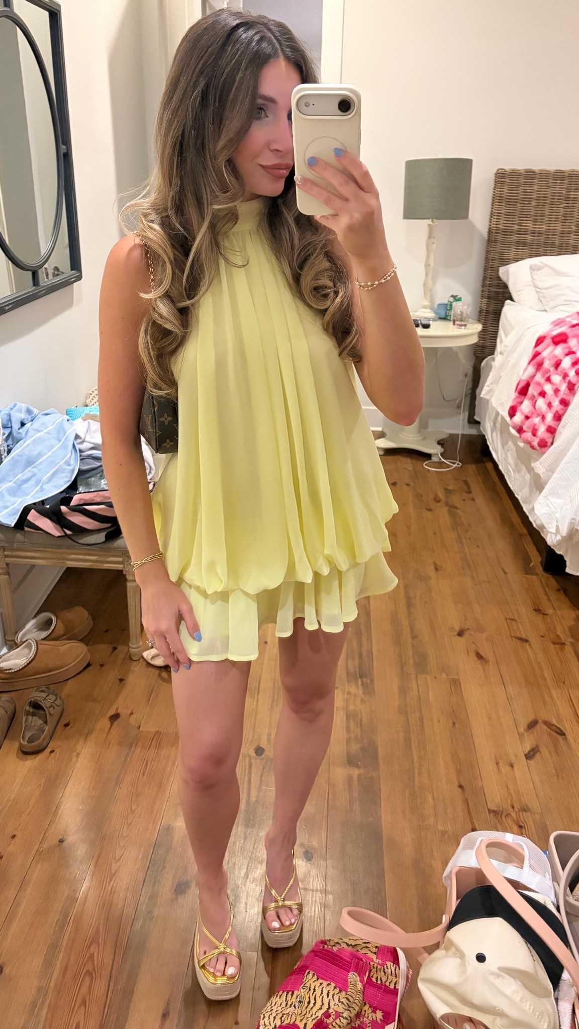 Wearing my normal size S!! The cutest yellow dress! Linking my hair products also!!💛☀️

#LTKgrwm #LTKootd #LTKTravel