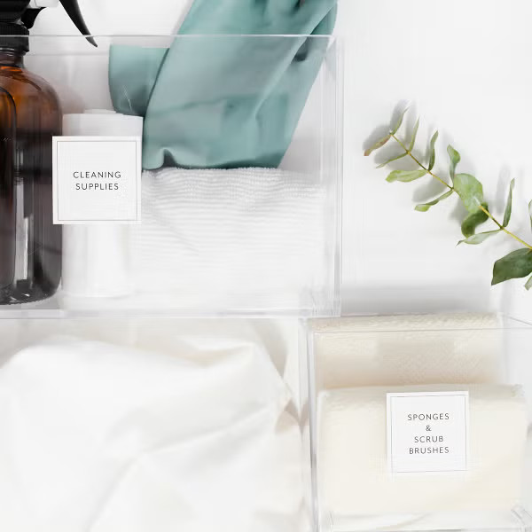 Savvy & Sorted Bath Closet & Laundry Organization Labels | The Container Store